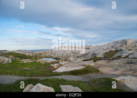 Le phare de Peggy's Cove, UNESCO World Heritage Site, NS, Canada Banque D'Images