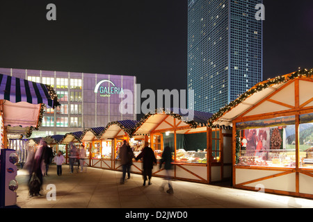 Berlin, Allemagne, marché de Noël à Alexanderplatz à Berlin Banque D'Images