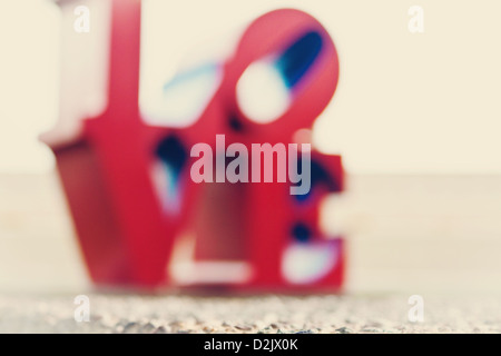 Réplique de Robert Indiana's 'Amour' sculpture à Phoenix, Arizona Banque D'Images