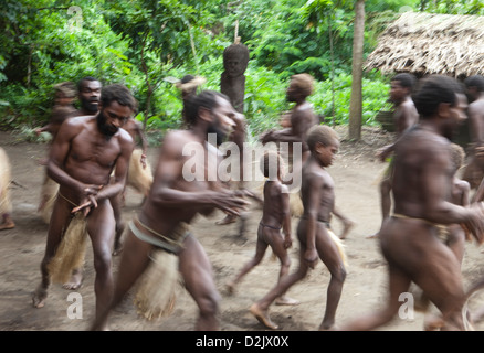 Yakel Tribe, l'île de Tanna, Vanuatu, Pacifique Sud Banque D'Images