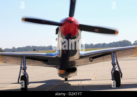 P-51 Mustang d'avions de chasse de la DEUXIÈME GUERRE MONDIALE Banque D'Images