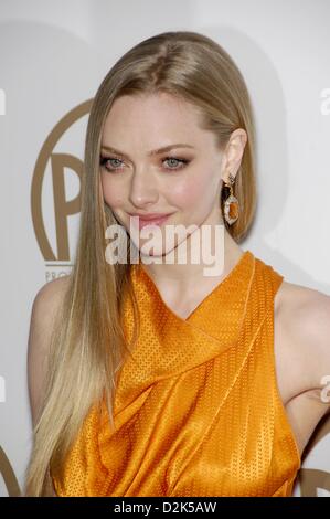 Amanda Seyfried aux arrivées pour 24ème congrès annuel de la PGA 2013 Producteurs Guild Awards, Beverly Hilton Hotel, Los Angeles, CA, 26 janvier 2013. Photo par : Michael Germana/Everett Collection Banque D'Images