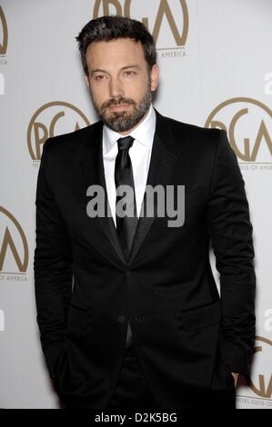 Ben Affleck aux arrivées pour 24ème congrès annuel de la PGA 2013 Producteurs Guild Awards, Beverly Hilton Hotel, Los Angeles, CA, 26 janvier 2013. Photo par : Michael Germana/Everett Collection Banque D'Images