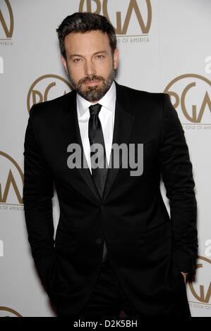 Ben Affleck aux arrivées pour 24ème congrès annuel de la PGA 2013 Producteurs Guild Awards, Beverly Hilton Hotel, Los Angeles, CA, 26 janvier 2013. Photo par : Michael Germana/Everett Collection Banque D'Images