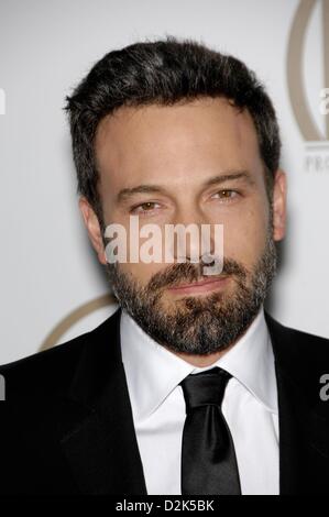 Ben Affleck aux arrivées pour 24ème congrès annuel de la PGA 2013 Producteurs Guild Awards, Beverly Hilton Hotel, Los Angeles, CA, 26 janvier 2013. Photo par : Michael Germana/Everett Collection Banque D'Images