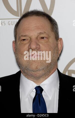 Harvey Weinstein aux arrivées pour 24ème congrès annuel de la PGA 2013 Producteurs Guild Awards, Beverly Hilton Hotel, Los Angeles, CA, 26 janvier 2013. Photo par : Michael Germana/Everett Collection Banque D'Images