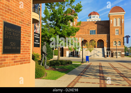 Civil Rights Institute & Seizième Street Baptist Church,Birmingham Alabama,,USA Banque D'Images