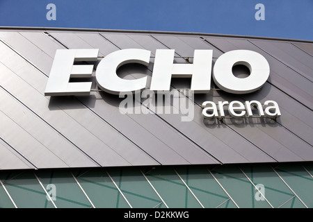 Echo Arena, waterfront, Liverpool, Angleterre, Royaume-Uni Banque D'Images