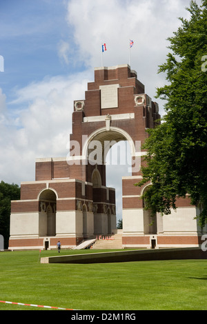 Thiepval, le mémorial aux disparus de la Première Guerre mondiale bataille de 1916 sur la Somme, France Banque D'Images