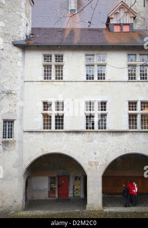 Le Château de Gruyères, Gruyères, Fribourg, Suisse Banque D'Images