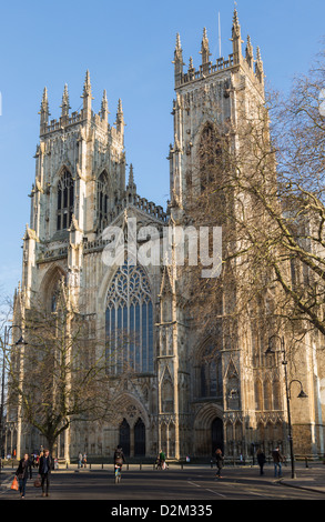 La cathédrale de York, Yorkshire, Angleterre Banque D'Images