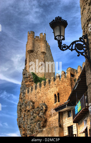 Château de la ville de Frias en Espagne Banque D'Images
