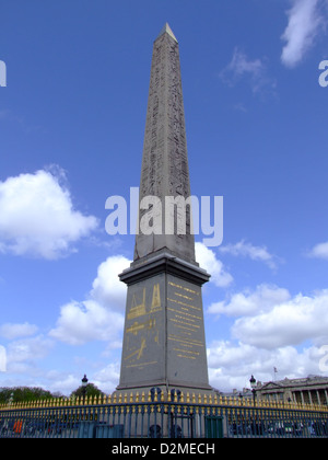 Place de la Concorde, Obelisq Banque D'Images