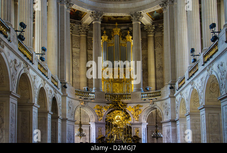 La chapelle royale de Versailles en France Europe Banque D'Images