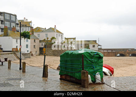 Un jour férié à St Ives, Cornwall, UK Banque D'Images