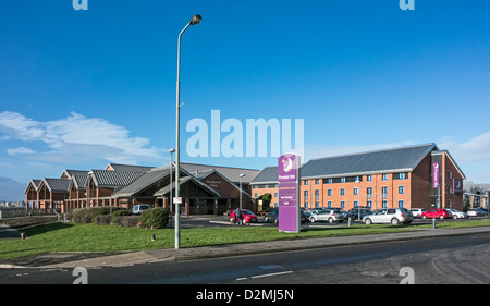 Premier Inn Newhaven Quay Western Harbour Leith Docks Edinburgh Scotland Banque D'Images