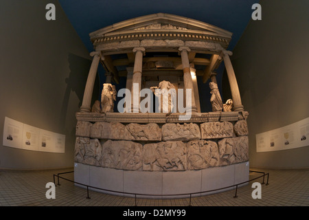 Néréide Monument, British Museum, Londres, Angleterre, RU, FR, Îles britanniques Banque D'Images
