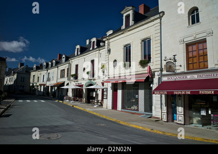 Fontevraud L'Abbaye village, Maine-et-Loire, Touraine, Loire, France, Europe Banque D'Images