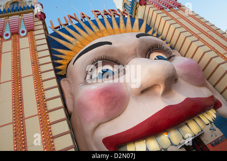 L'entrée de Luna Park, Sydney, Nouvelle-Galles du Sud, Australie, Pacifique Banque D'Images