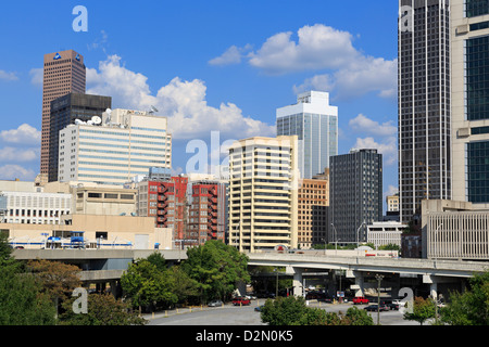 Les toits d'Atlanta, Géorgie, États-Unis d'Amérique, Amérique du Nord Banque D'Images