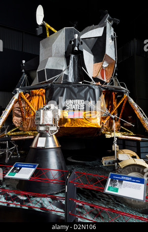 Module lunaire, United States Space and Rocket Center, Huntsville, Alabama, États-Unis d'Amérique, Amérique du Nord Banque D'Images