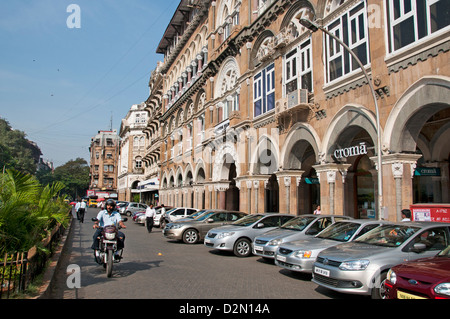Croma Horniman Circle Road Kala Ghoda VN Fort Mumbai ( Bombay ) Inde architecture coloniale Banque D'Images