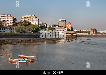 Bombay Beach porte de l'Inde Taj Mahal Palace de Bombay Colaba Banque D'Images