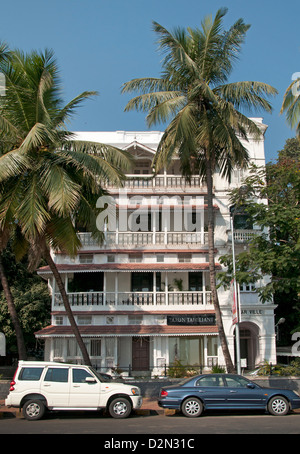 Bombay Beach porte de l'Inde Taj Mahal Palace de Bombay Colaba Banque D'Images