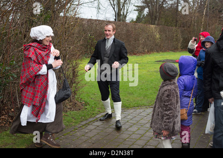 Anniversaire de Robert Burns, poète écossais, au festival 1759 Alloway, Alloway, dans l'Ayrshire, Ecosse. Banque D'Images