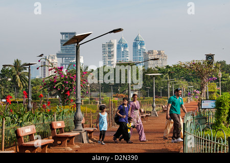 Shri Phirozshah Mehta jardin suspendu - Ferozeshah Mehta Gardens Malabar hill Mumbai Inde la banlieue de Bandra Architecture moderne Banque D'Images