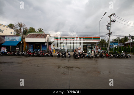 7 Onze shop à Thong Sala , Koh Phangan , Thaïlande Banque D'Images