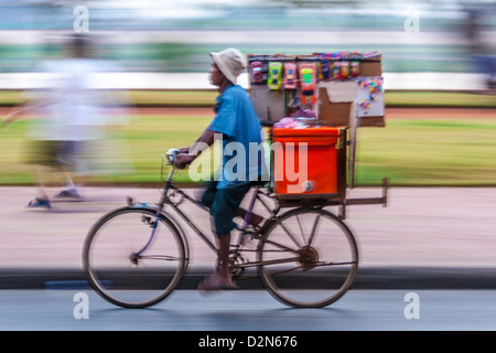 Sisowath Quay, Phnom Penh, Cambodge, Indochine, Asie du Sud, Asie Banque D'Images