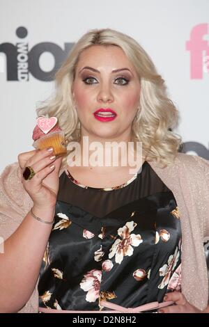 Londres, Royaume-Uni - 29 janvier 2013 : ex-chanteuse Étapes Claire Richards à un photocall pour promouvoir sa nomination comme ambassadeur de la marque de mode de taille plus au monde de la mode BB Bakery, Londres, Royaume-Uni. Nathan Hulse/Alamy live news. Banque D'Images