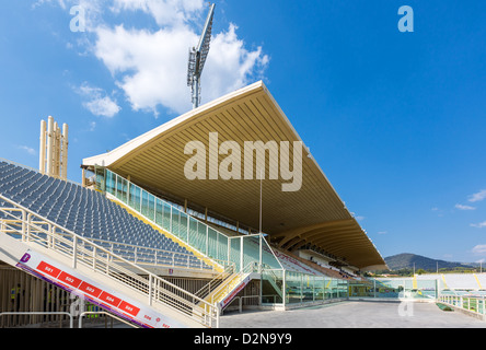 Italie, Florence, la tribune principale du stade Artemio Franchi conçu par Pier Luigi Nervi Banque D'Images