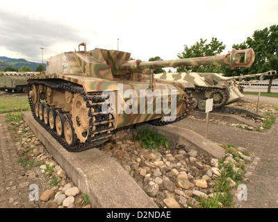 Sturmgeschütz III Ausfuhrung G tank Banque D'Images