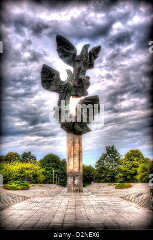 Monument à l'Acte des polonais de Szczecin Banque D'Images