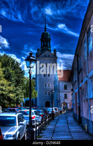 Castel de château des ducs de Poméranie à Szczecin, hdr Banque D'Images