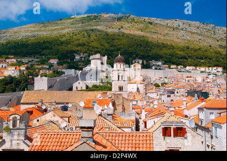 La ville historique de Dubrovnik en Croatie Banque D'Images