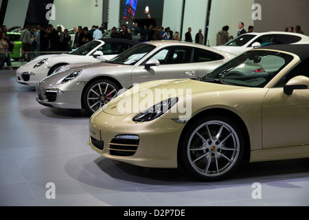 Istanbul, Turquie - novembre 11,2012 : Istanbul Auto Show 2012 Porsche Boxster Banque D'Images