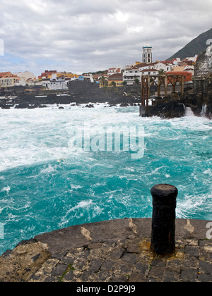Garachico sur la côte nord de Tenerife, Canaries, Espagne Banque D'Images