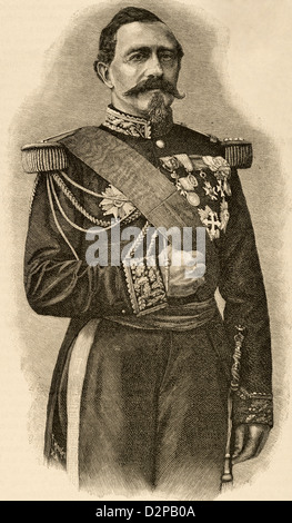 Charles Denis Bourbaki (1816-1897). Militaire français. Enregistré dans notre siècle, 1883. Banque D'Images