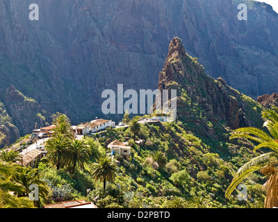 Masca dans la montagne Teno de Tenerife, Canaries, Espagne Banque D'Images