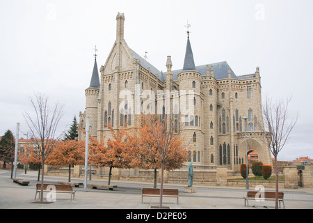 Astorga Cathedral, Leon, Camino de Santiago, Espagne, Europe, Banque D'Images