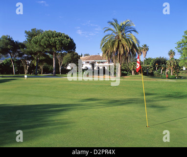 Rio Real Golf, Marbella, Costa del Sol, la province de Malaga, Andalousie, Espagne Banque D'Images