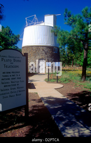 Pluton Dome, Lowell Observatory, Flagstaff, Arizona, USA Banque D'Images