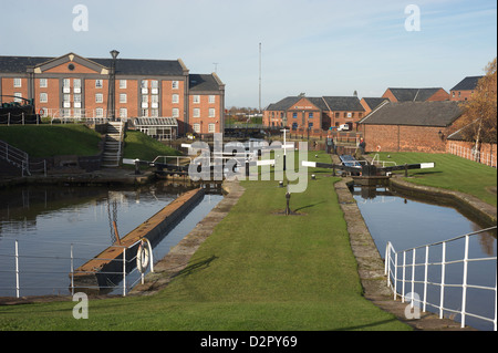 National Waterways Museum, Ellesmere Port, Wirral, Cheshire, Angleterre, Royaume-Uni. Banque D'Images