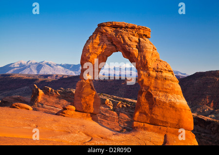 Delicate Arch, Arches National Park, près de Moab, Utah, États-Unis d'Amérique, Amérique du Nord Banque D'Images