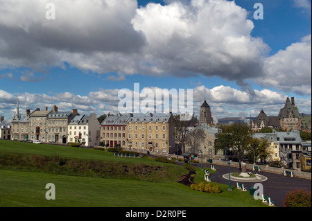 Vue de la ville de Québec à partir de la citadelle, la Province du Québec, Canada, Amérique du Nord Banque D'Images