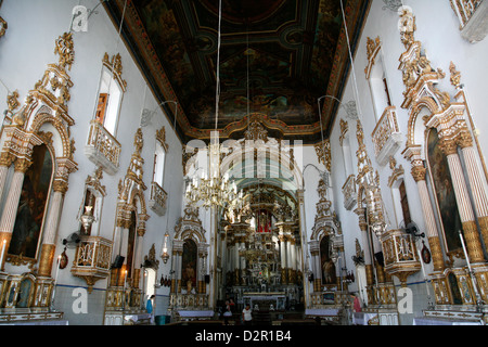 Intérieur de l'Igreja Nosso Senhor do bonfim, église Salvador (Salvador de Bahia), Bahia, Brésil, Amérique du Sud Banque D'Images