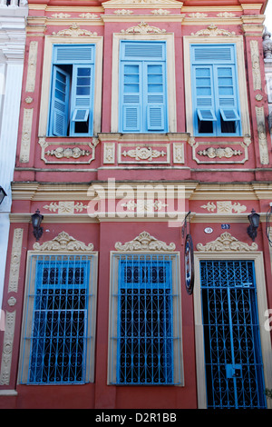 Bâtiments coloniaux dans le district de Carmo juste à côté de Pelourinho, Salvador (Salvador de Bahia), Bahia, Brésil, Amérique du Sud Banque D'Images